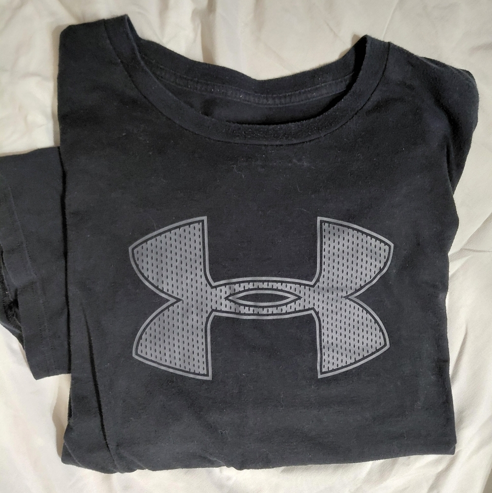Under Armour Grey Logo Short Sleeve T-Shirt